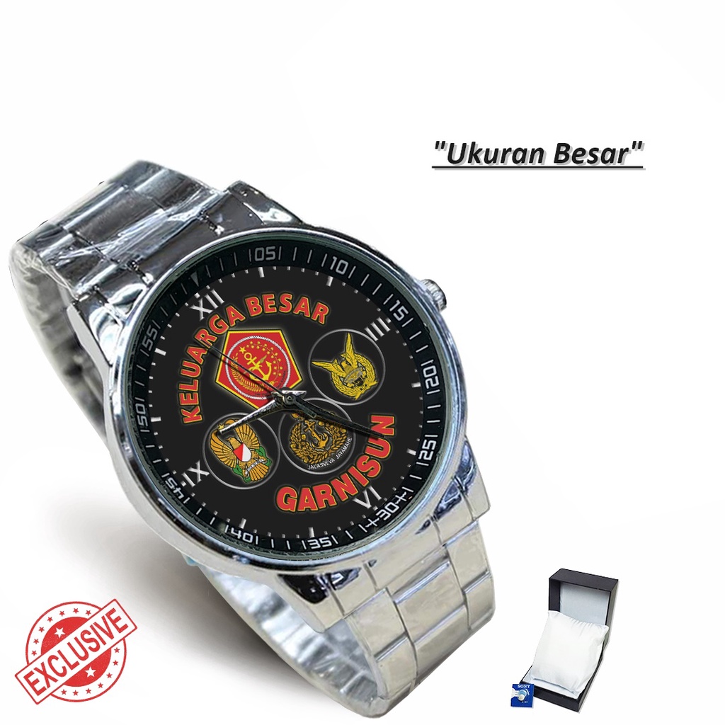 Jam Tangan Rantai Couple KEL BESAR GARNISUN (Limited Edition)