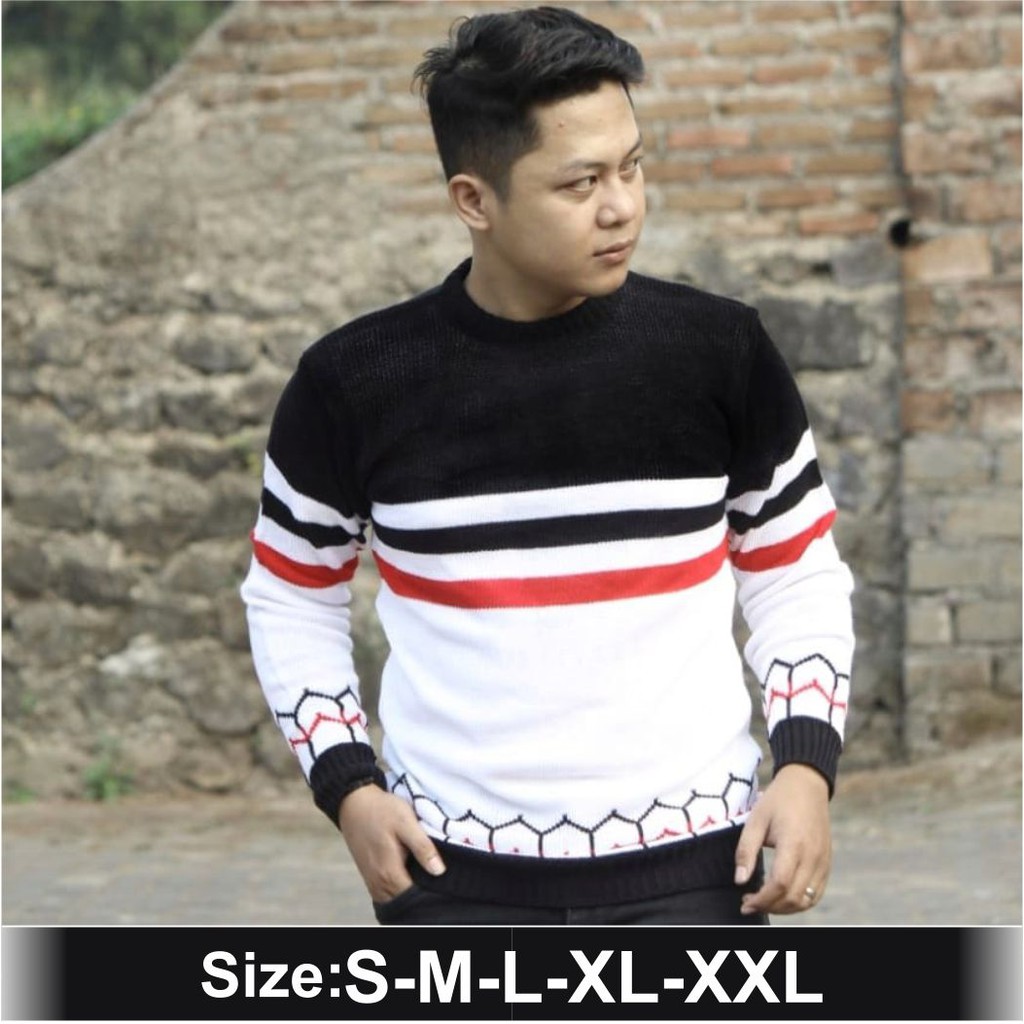 Sweater BIG SIZE S M L XL XXL XXXL 4XL Switer Rajut  Ranggo 