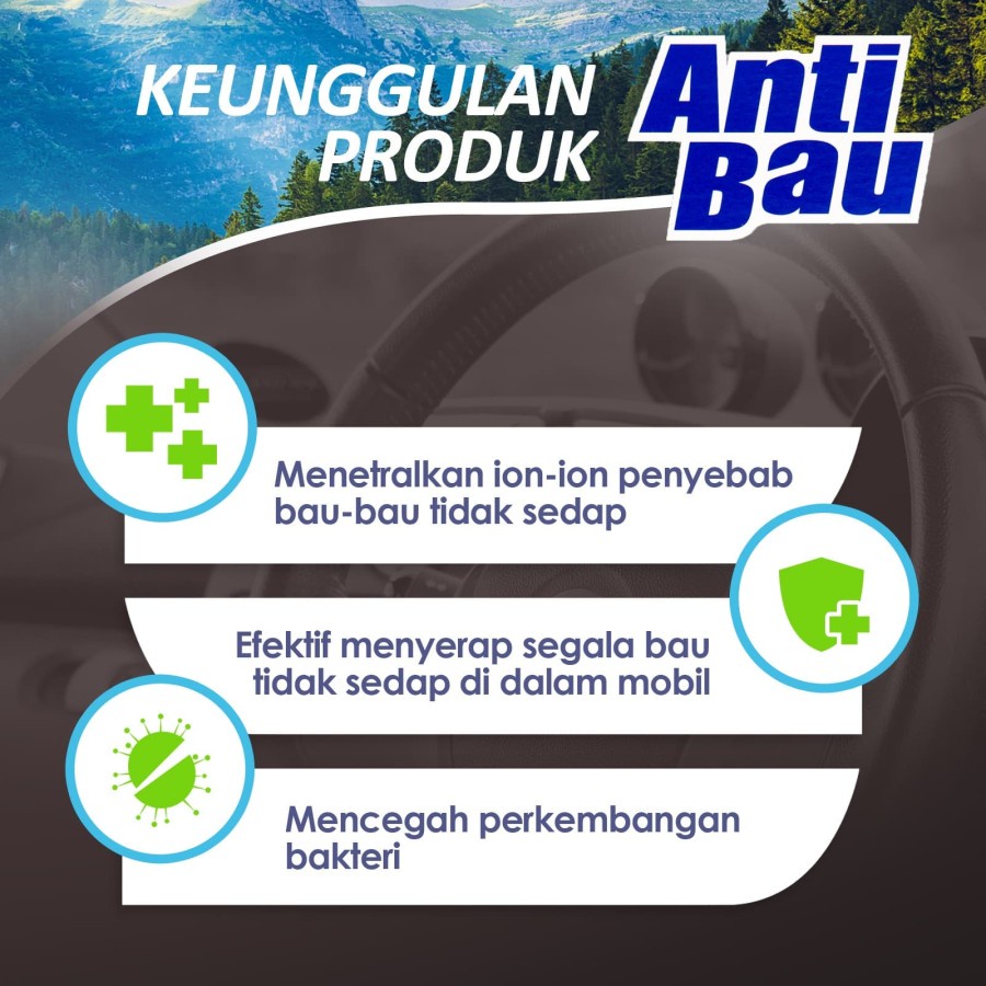 TWIN PACK - Bagus Anti Bau / Serap Bau Mobil 100 gr