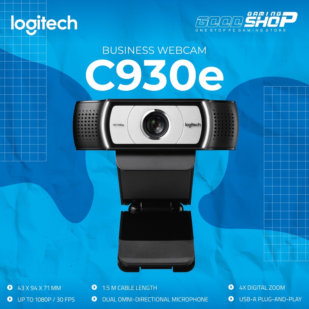 Logitech C930E HD 1080p H.264 - Webcam