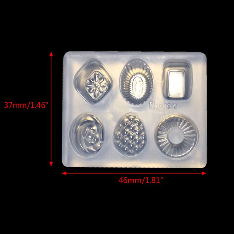 SIY  Mini Candy Pendant DIY Keychain Earrings Mold Resin Casing Jewelry Making Tools