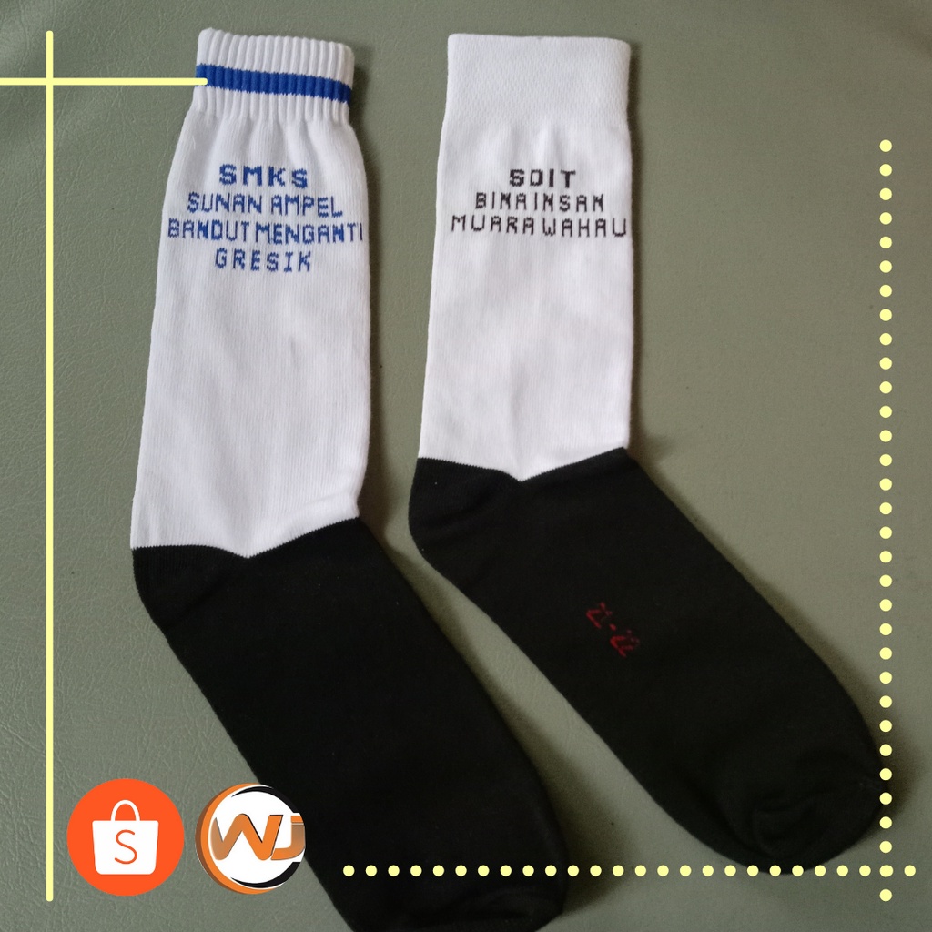 

Kaos Kaki Sekolah Tulisan Saja