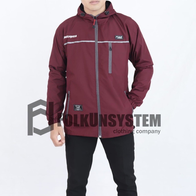 jaket motor outdoor gunung waterproof variasi scotlight folk