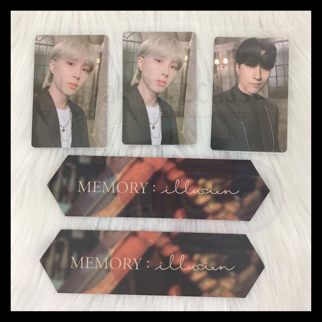 ONEWE HARIN, CYA, KANGHYUN MEMORY: illusion PHOTOCARD & BOOKMARK