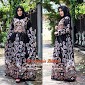 Gamis Batik Dua Cendrawasih - Long Dress Batik Wanita - Putih