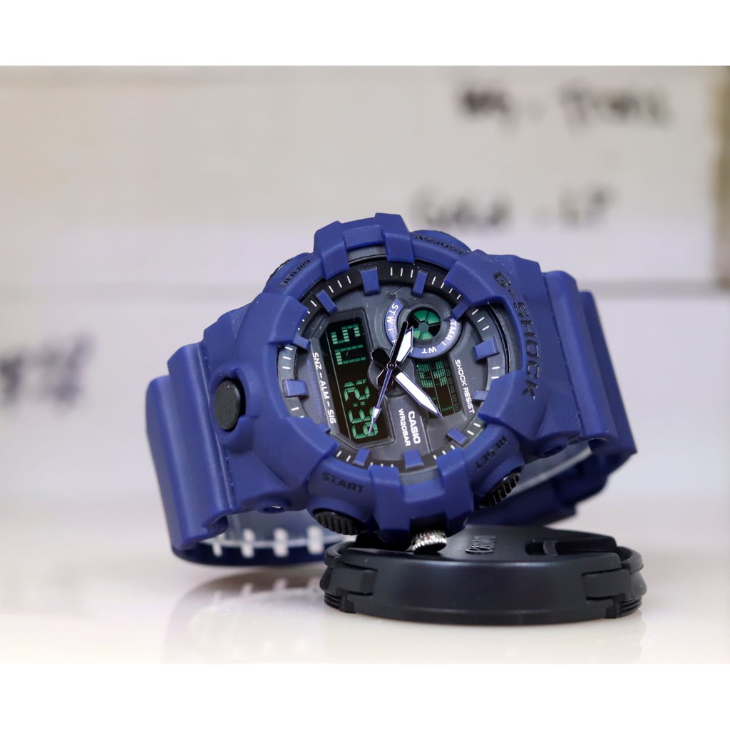 Jam tangan Pria Casio Gshock GA700 Biru / Gshock