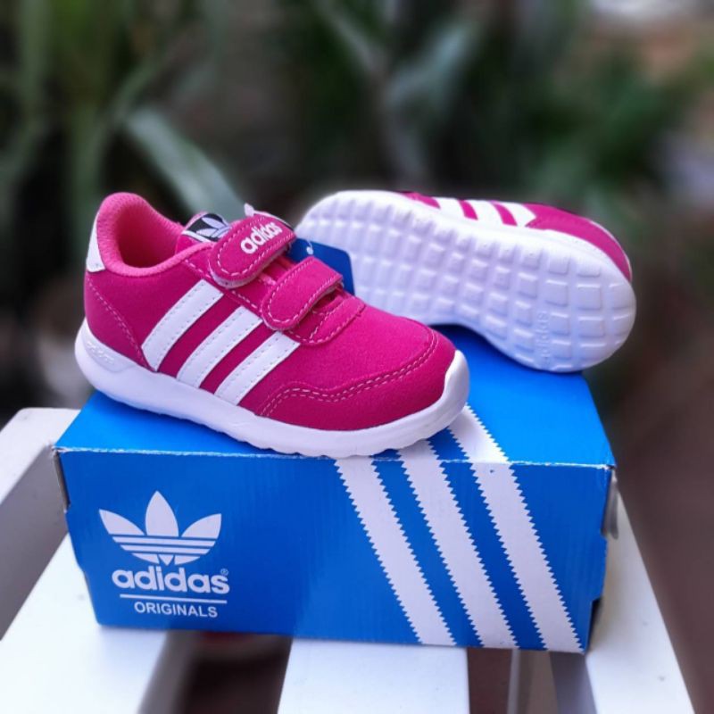 SEPATU ANAK ADIDAS CEWEK PREMIUM HIGH QUALITY SEPATU ADIDAS ANAK JOGGING PINK