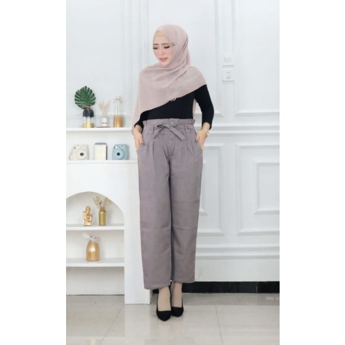 celana panjang wanita - murphi pants drill