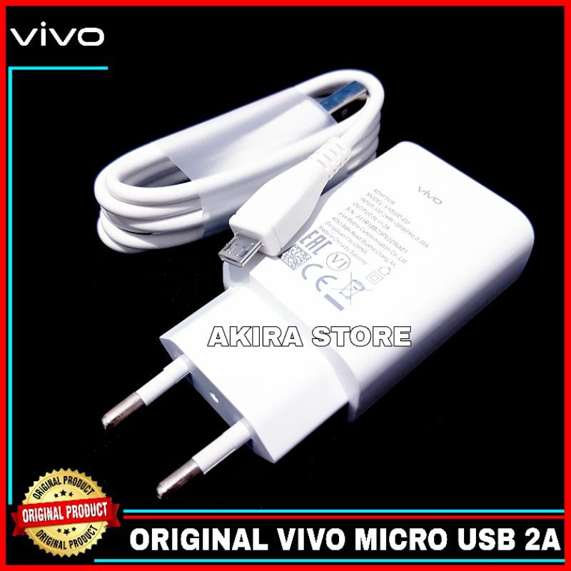 Charger Vivo Y20 Vivo Y1s Y12s Y12i Original 100% Micro USB 10 Watt