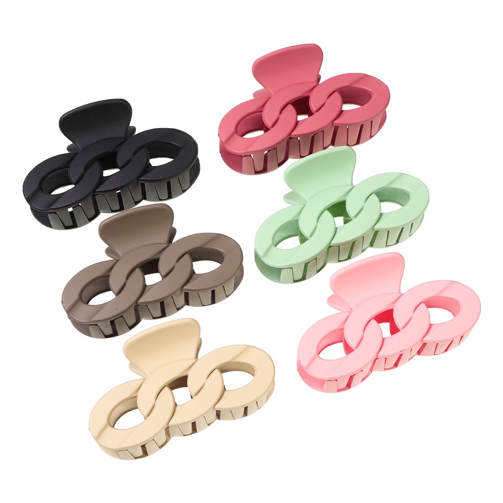 Jepit Rambut Rantai Cakar Warna Permen Gaya Korea Untuk Aksesoris Wanita