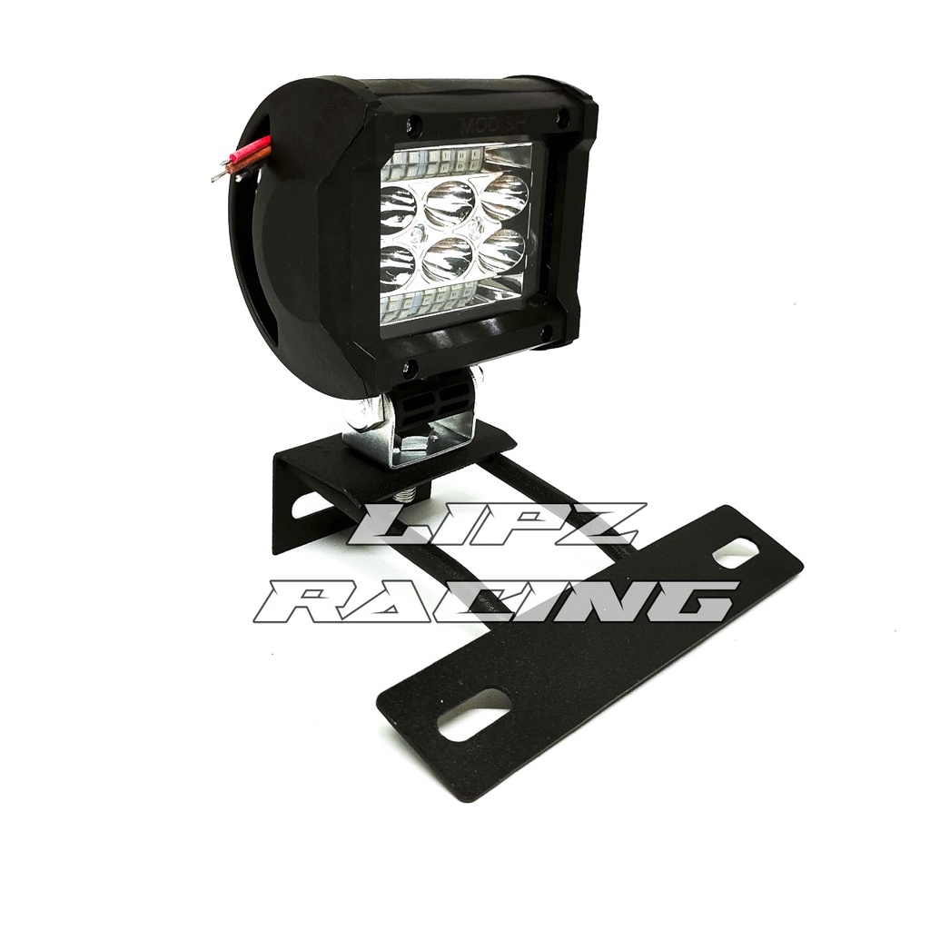 LAMPU TEMBAK LED MODEL 4612 WHITE / BLUE + BREKET RX-KING