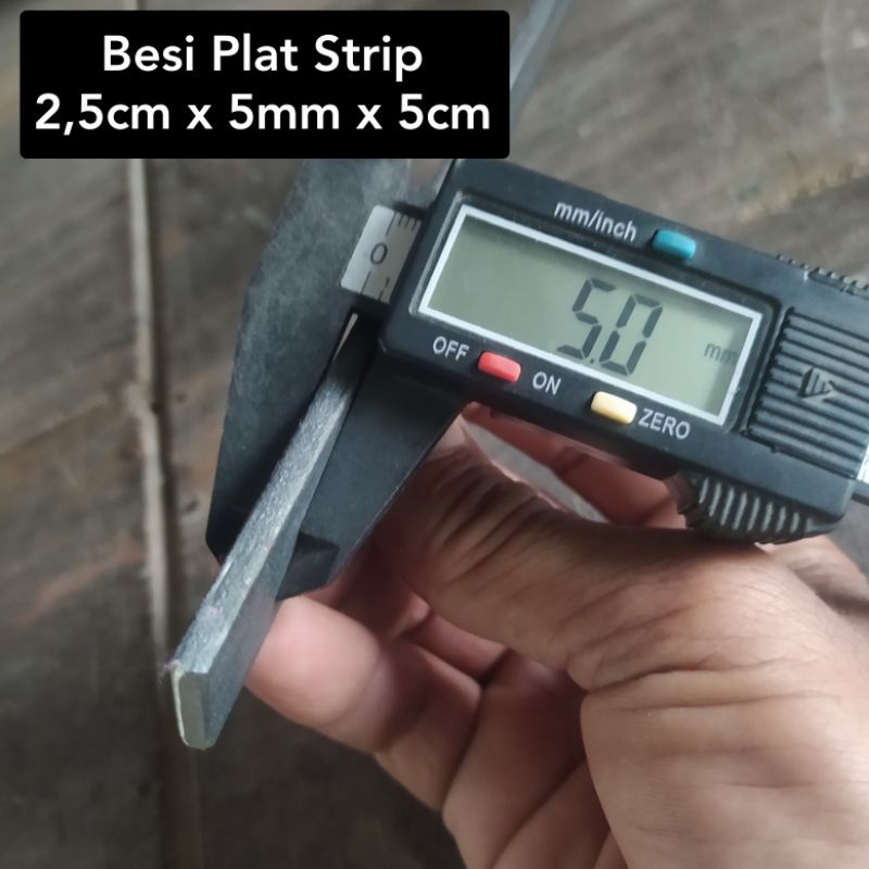 Besi Plat Strip/Plat Strip Besi 2,5 cm x 5 mm x 5 cm