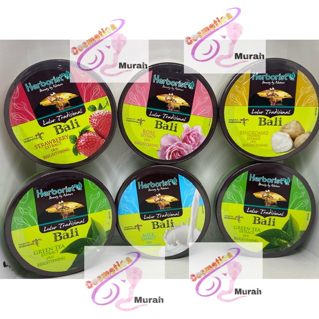 &lt;exdate terbaru &gt; [ 100 gram ] HERBORIST LULUR BALI ORIGINAL // herborist body scrub