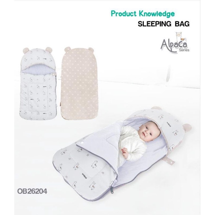Omiland Baby Sleeping Bag ALPACA seri Cream OB2620