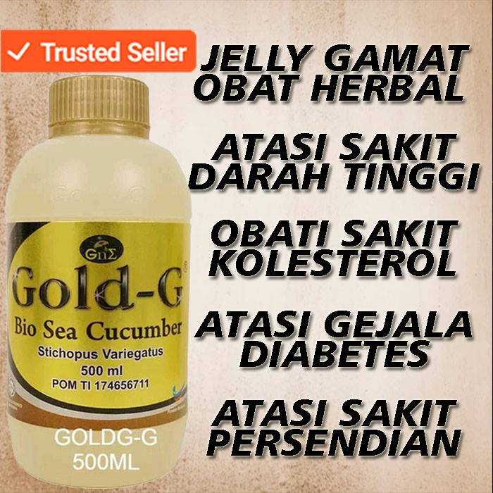 A3 Jelly Gamat Gold G 500ml Bio Sea Cucumber Jelly Gamat Asli Teripang Emas Obat Herbal Indonesia