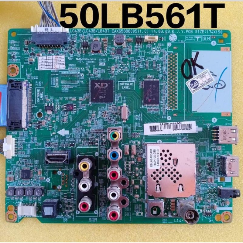 MB - MAINBOARD TV LED LG 50LB561T - 50LB561
