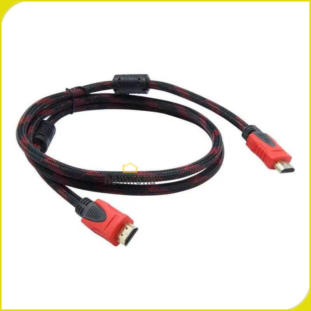 Kabel HDMI Gold Plated High Speed OD7.3mm 1080P 1.35 / 3 / 4.5 Meter - FSU SHH11 - Black