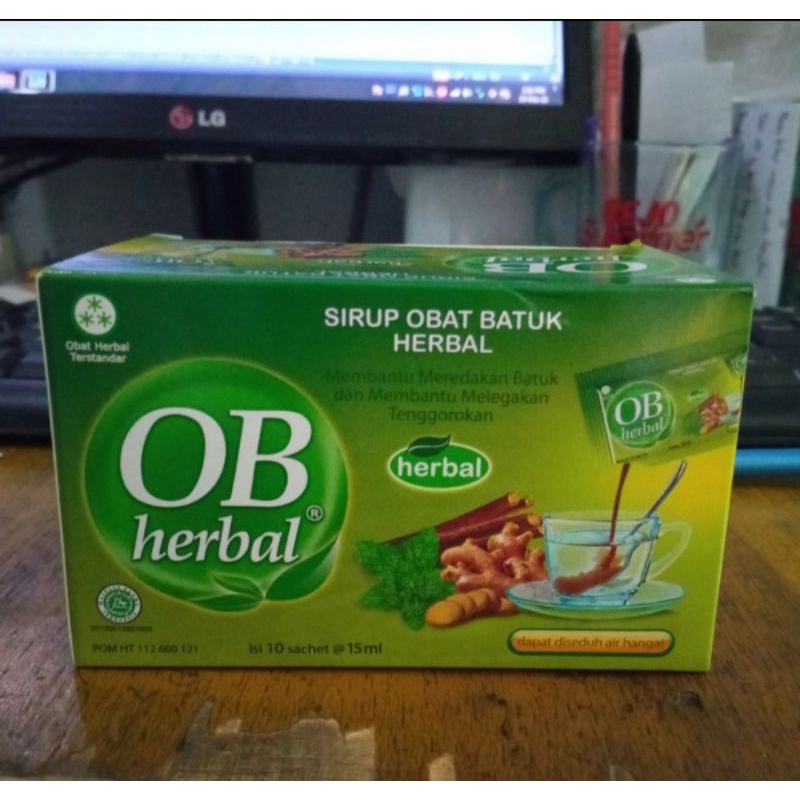 Jual Ob Herbal Sirup Obat Batuk 1 Box Isi 10 Sachet Shopee Indonesia