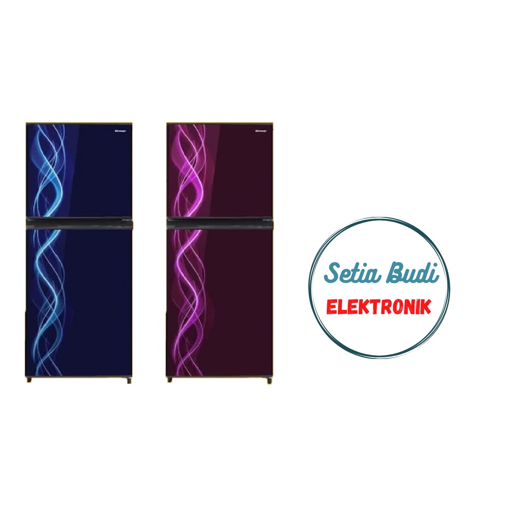 Kulkas / LEMARI ES 2 Pintu Sharp SJ-197ND / SJ197ND / 197ND / 197 MURAH & BERGARANSI RESMI