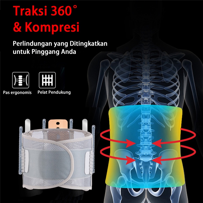 Korset Lumbar Lumbal Premium Korset Pinggang Pelangsing Kehamilan Saraf Kejepit