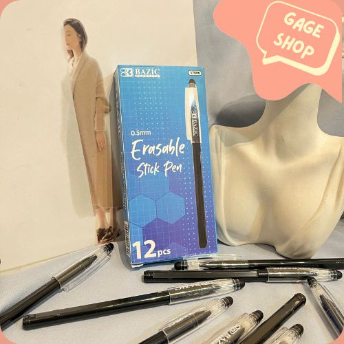 

pulpen pen gel erasable bisa dihapus basics (4/8/12 pcs) pena lucu tinta hitam bisa COD pen imut keren pulpen unik atk kebutuhan anak sekolah termurah import