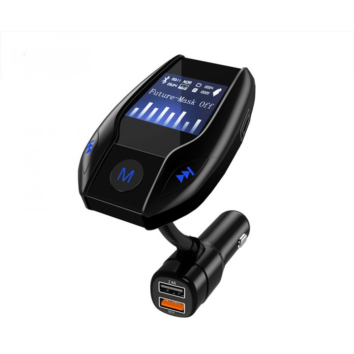 Bluetooth Car Radio Transmitter FM35S Qualcomm QC 3.0 Hands-Free