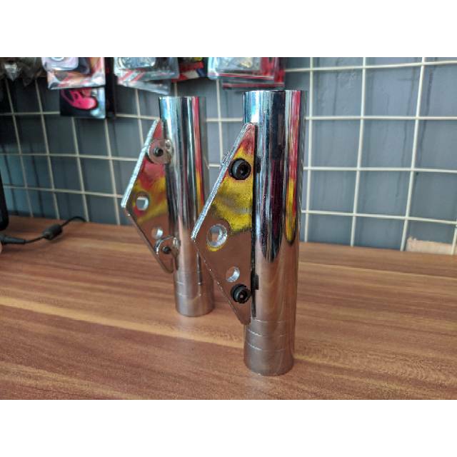 Pangkon Lampu Pesek Breket Lampu Pesek As 31 CB, GL 100 GL max RX-King Megapro