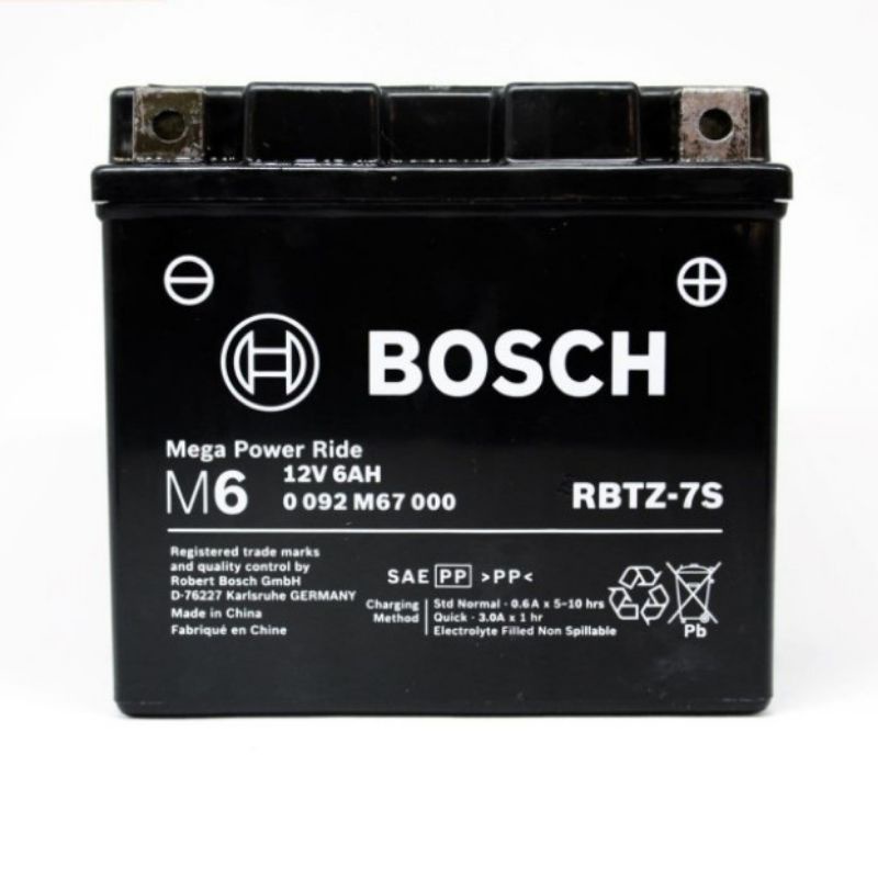 AKI RBTZ7S BOSCH NMAX AEROX LEXI KLX DTRACKER VESPA PIAGIO YTZ7S GTZ7S