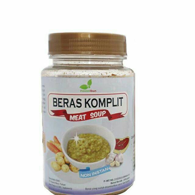 

Beras Komplit Non Instant Pawon ibun varian meat soup