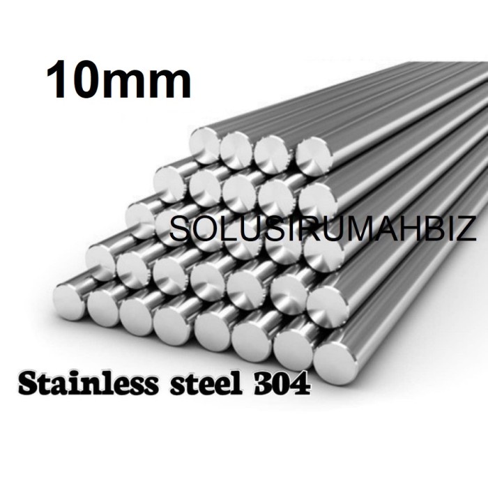 as stainless steel 304 dia. 10mm x 100 cm shaft 304 / round bar 10 mm