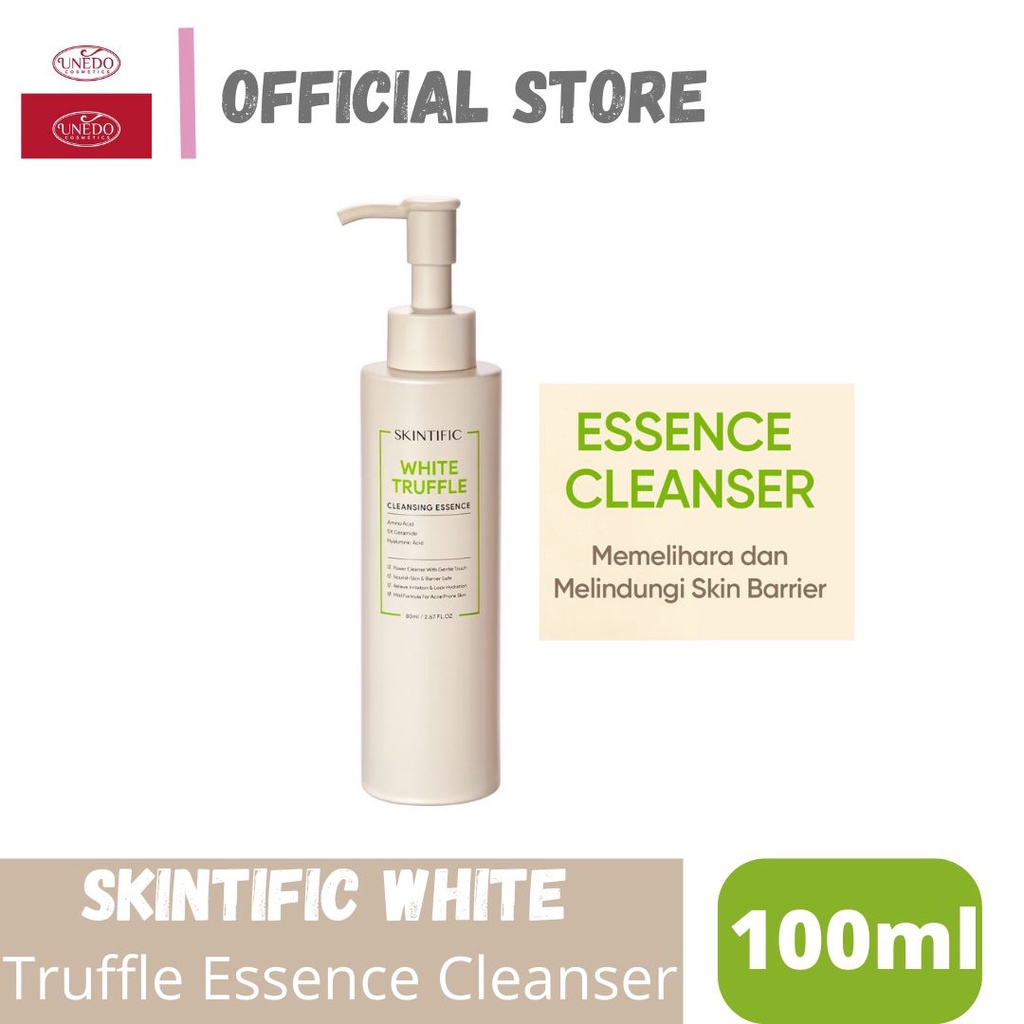 Skintific White Trufle Cleansing Essence Cleanser Facial Wash