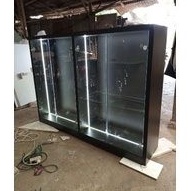 lemari sepatu 100x120 led rak kaca hpl mewah rak sepatu custom kostum