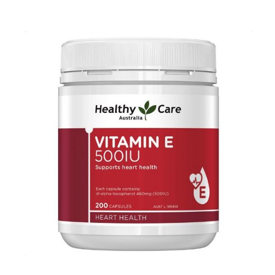 Healthy Care Vitamin E 500IU 200 Capsules