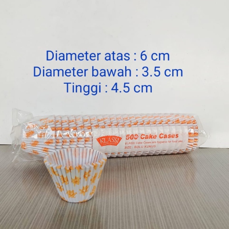 Cetakan Bolu Kukus Plastik isi 12pcs