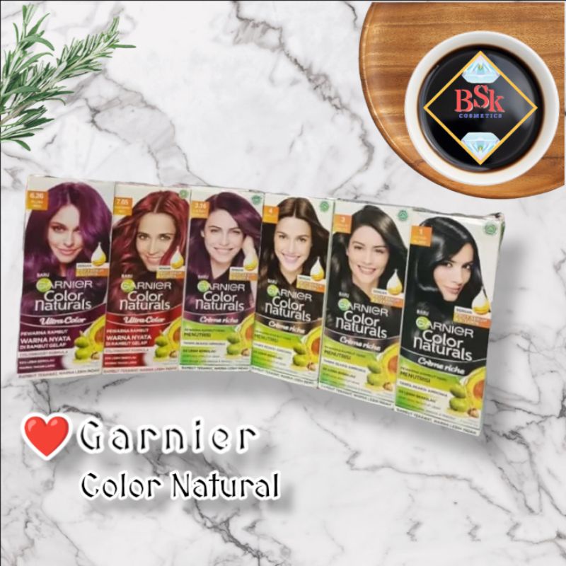 GARNIER Color Natural Express Cream Hair Color | Semir Rambut | Pewarna Rambut | Perawatan Rambut Se