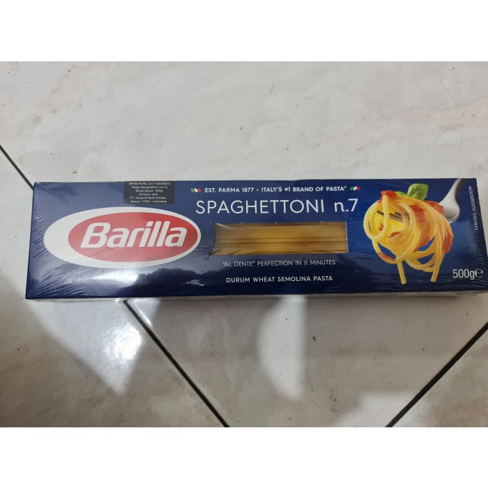 Barilla Pasta Spaghetti Spagheti Spageti No. 7 500 Gr