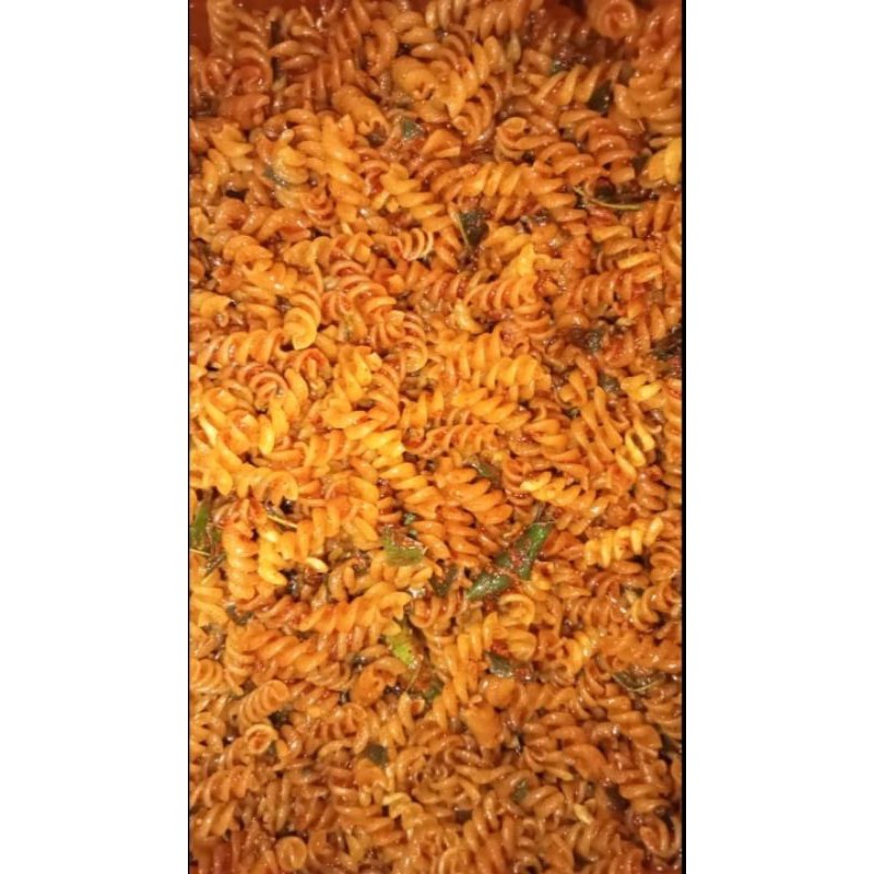 

makaroni spiral kering jeruk pedas 1/2kg