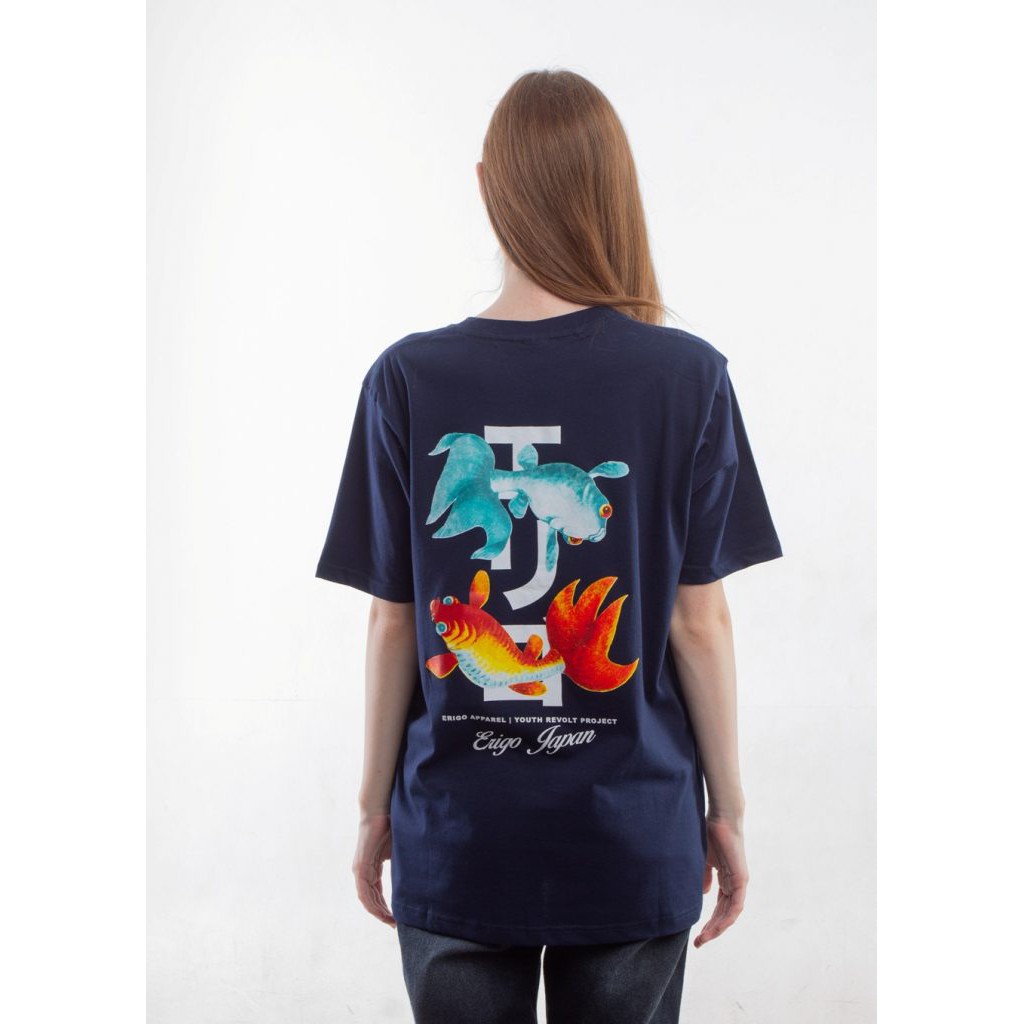 

Erigo T-Shirt Gold Fish Navy