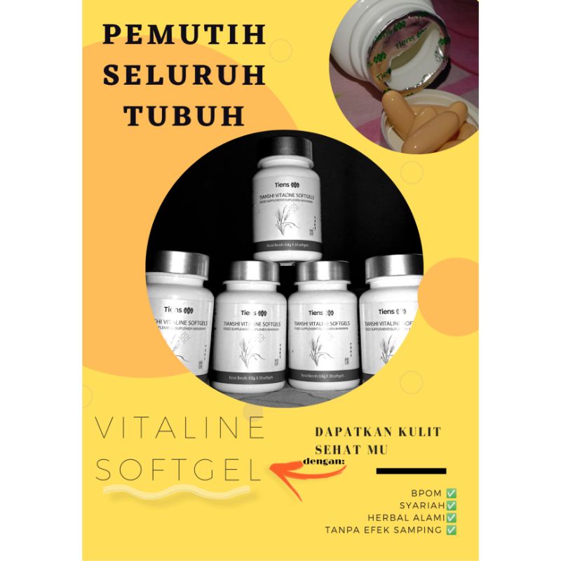 Vitaline Softgel ECER (pemutih)