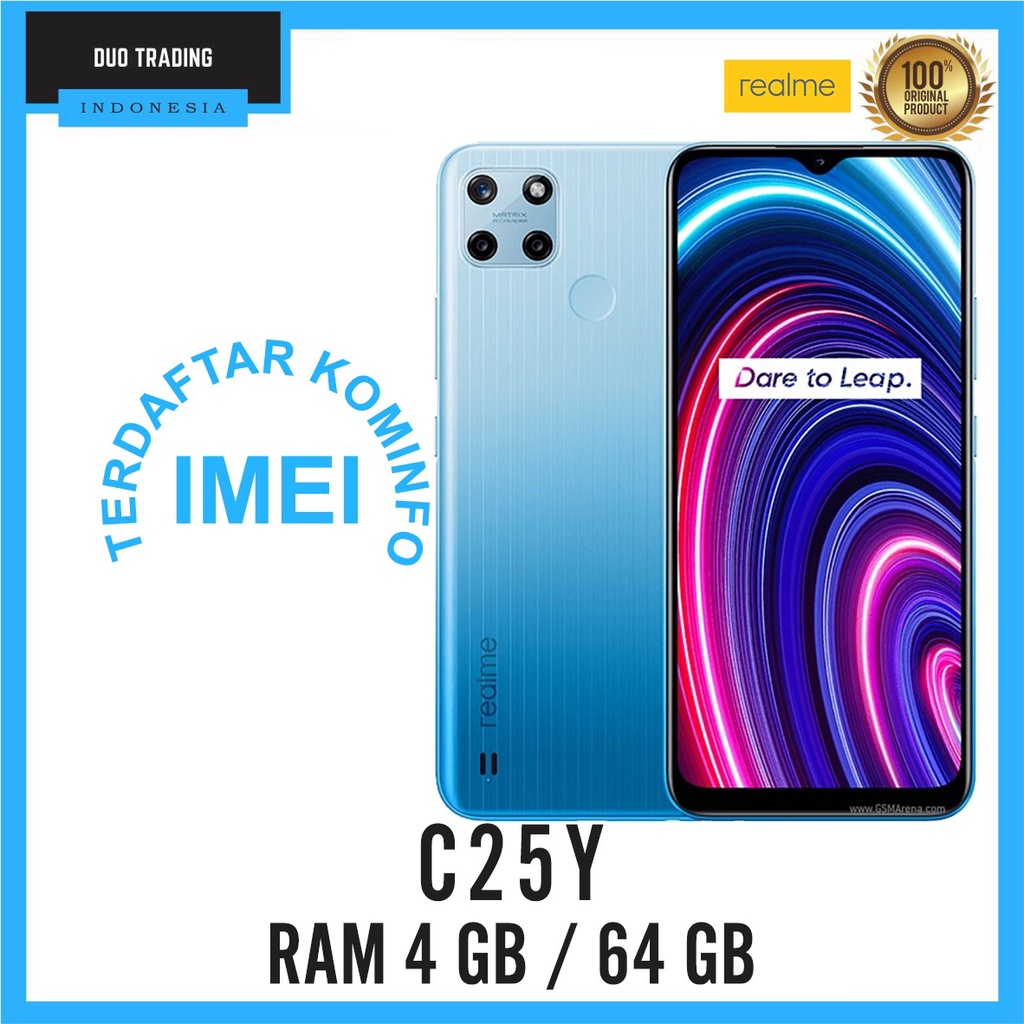 REALME C25 Y RAM 4GB ROM 64GB GARANSI RESMI REALME C25Y RAM 4/64 GB
