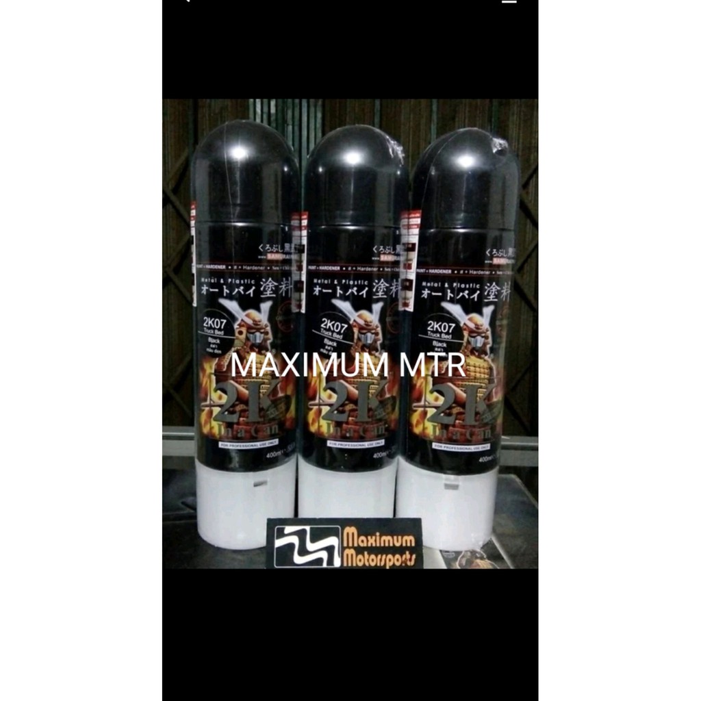 

BARU SAMURAI PAINT - 2K07 EPOXY SPECIAL BLACK WRINKLE TRUCK BED - PERM