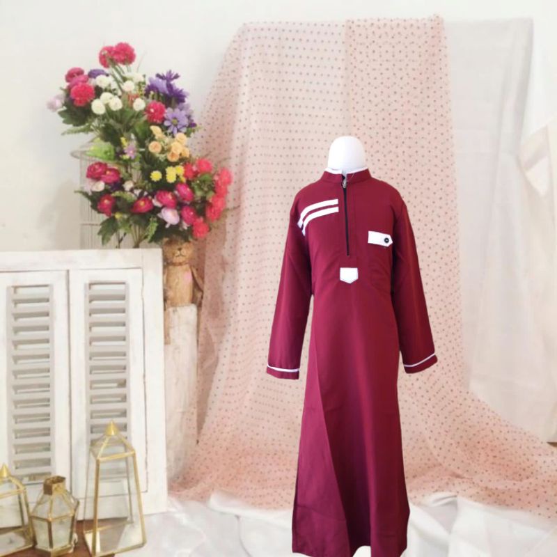 JUBAH ANAK AL-BADAR FREE PECI / GAMIS ANAK LAKI-LAKI 1-14 TAHUN (BEST SELLER)-6
