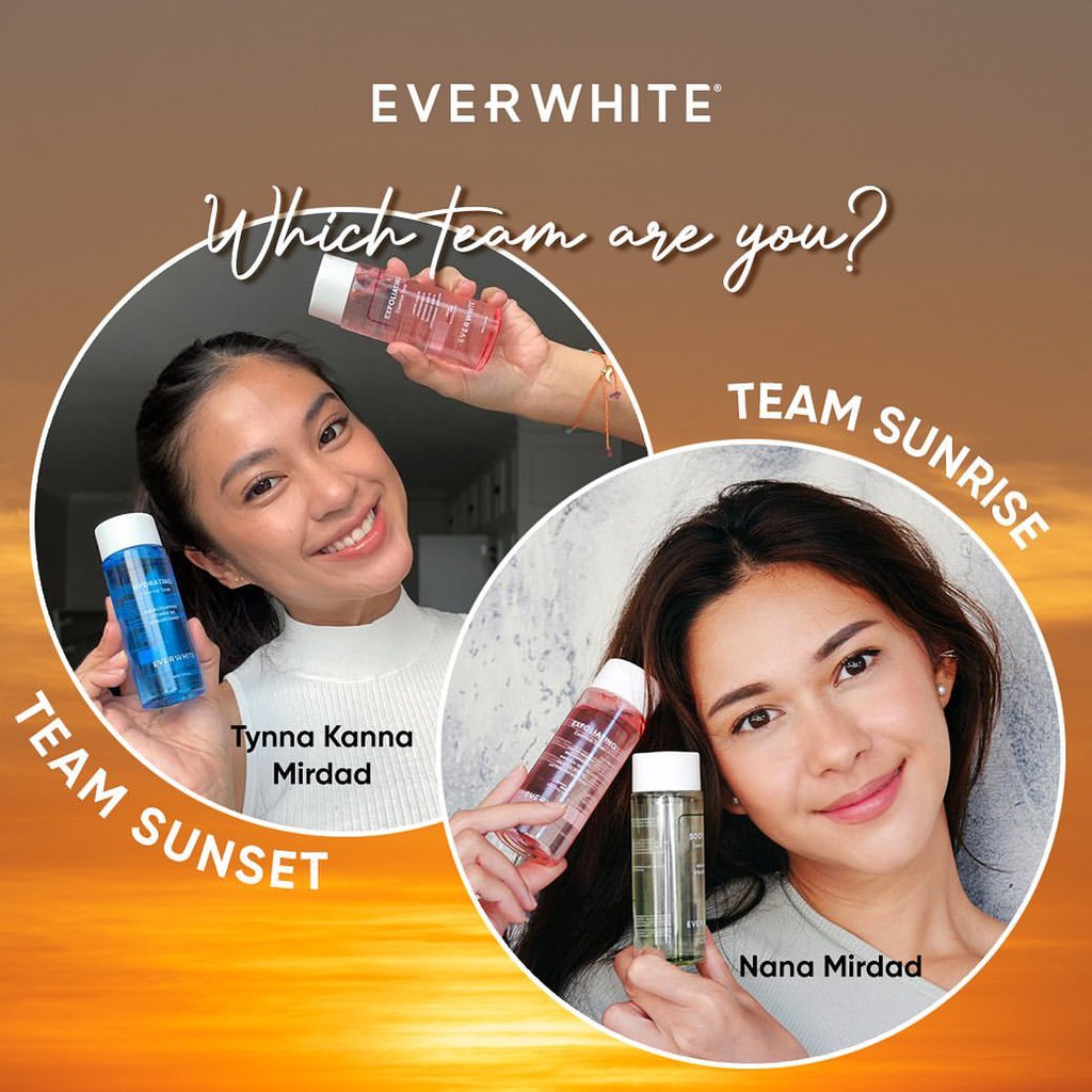 [BPOM] EVERWHITE Be Bright | Hydrating | Soothing | Exfoliating Essence Toner 100ml