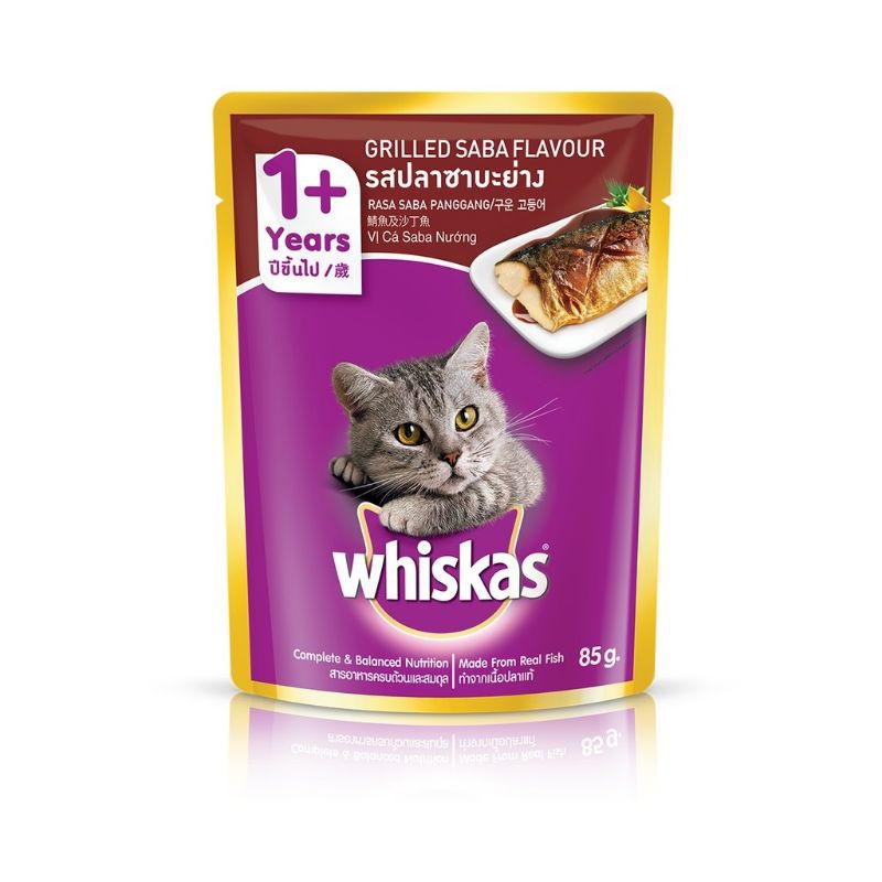 Whiskas Wet Pouch 80gr - Whiskas Junior Saset - Whiskas Tuna Pouch - Makanan Basah Kucing Whiskas