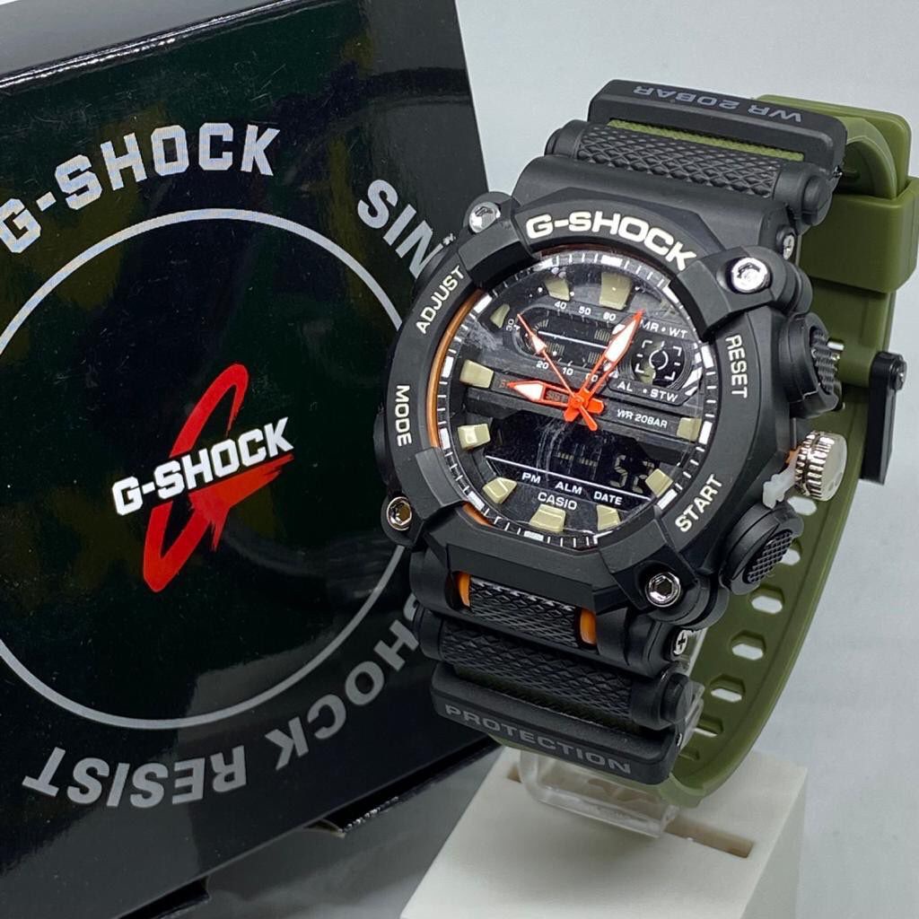 JAM TANGAN PRIA G-SHOCK GA 900 STRAP RUBBER/ JAM TANGAN PRIA G-SHOCK DIGITAL RUBBER GA 900/ Jam Pria Casio Gshock GA 900 &amp; GA900 Ori BM Autolight FullSet/ Jam Tangan Pria G Shock Casio GA 900 Dual Time Digital Rubber Water Resistant