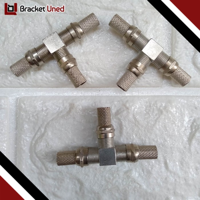 Spliter Antena (T Connector) Type T untuk kabel Coaxial