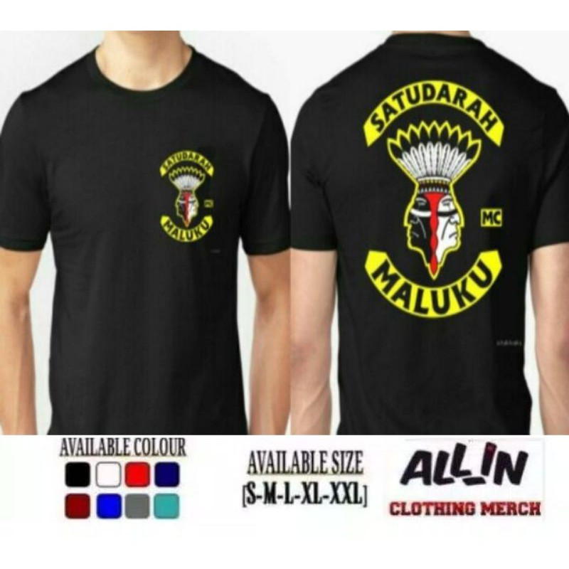 KAOS MALUKU SATU DARAH MALUKU SABLON DEPAN BELAKANG