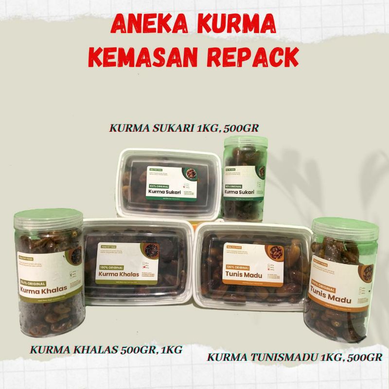 

Kurma Tunis madu 500gr & 1 kg