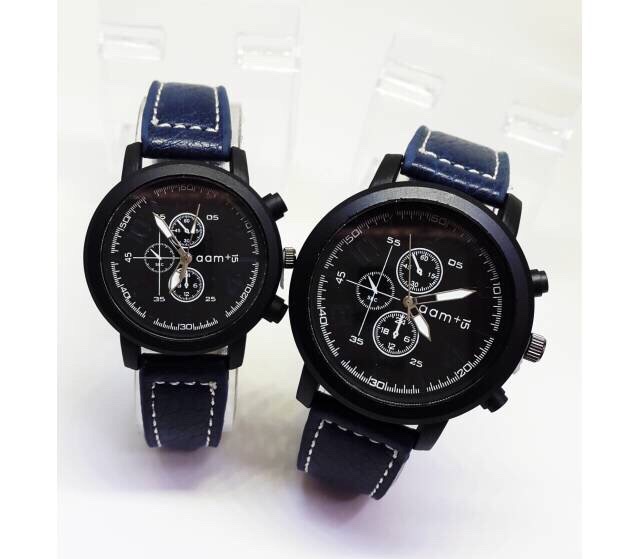 jam tangan couple AAM sudah sepasang + BOX