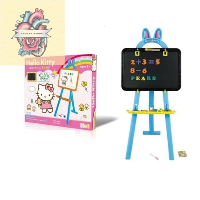 

HOT PROMO!! Learning Easel 3 in 1 Pink papan tulis anak